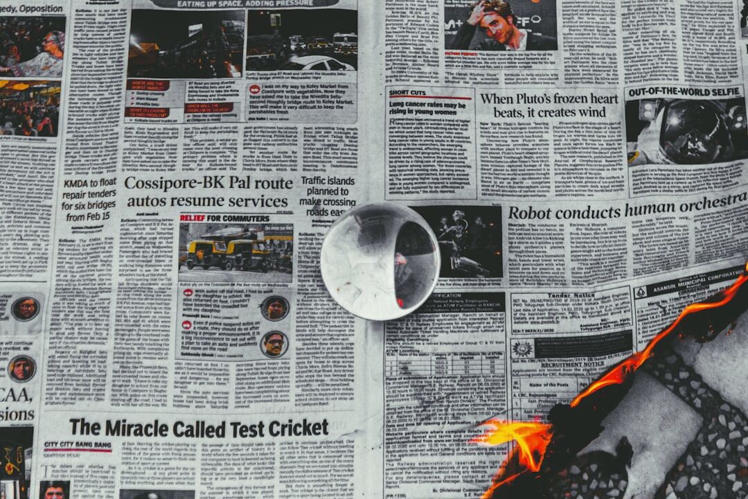 digital newspaper layout